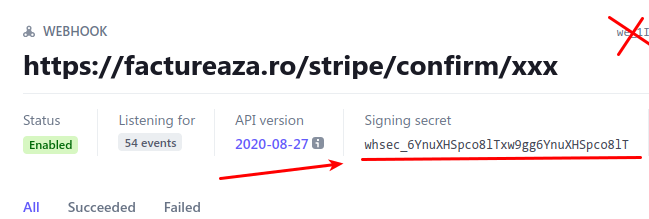 Integrarea cu Stripe - pasul 6